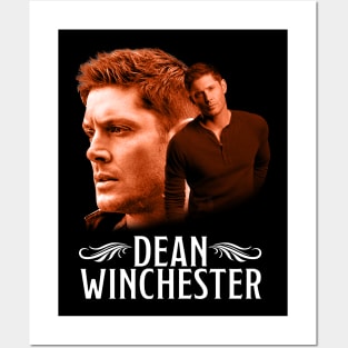 Supernatural Dean Winchester Glamour Shot Profile Posters and Art